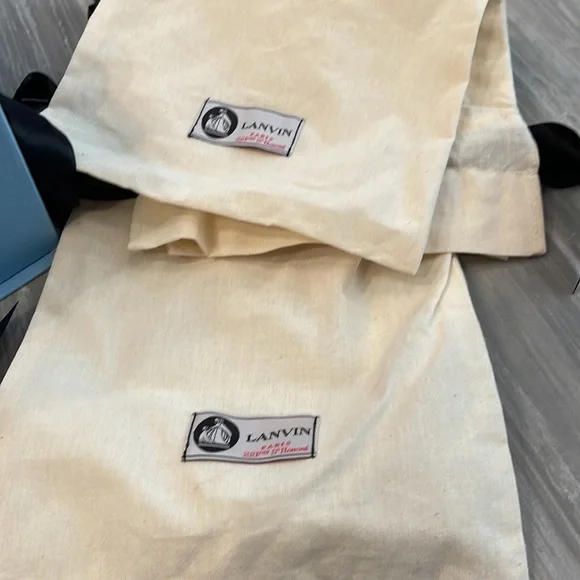 Lanvin burgundy patent wedge ballet shoes, size 38 (8 us) - Picture 3 of 8